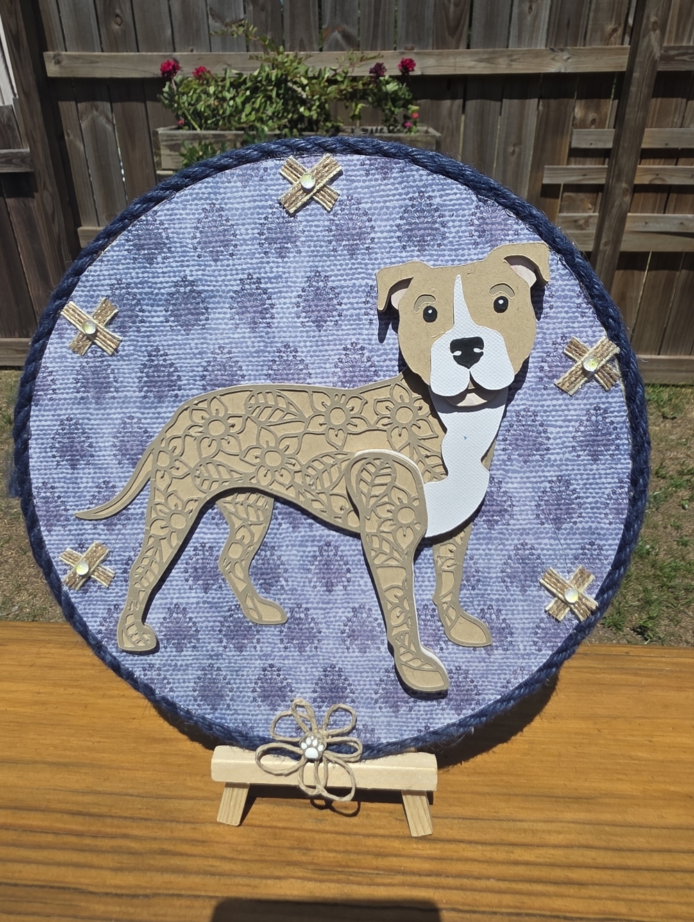 3D PITBULL Wall Art - (Includes 50% Donation)